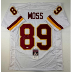 Men Redskins Santana Moss #89 White 2020 Vapor Untouchable Limited Jersey