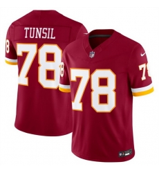Men Washington Commanders  78 Laremy Tunsil Burgundy 2026 F U S E  Vapor Limited Stitched Football Jersey