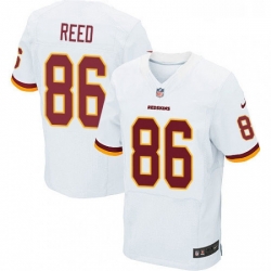 Mens Nike Washington Redskins 86 Jordan Reed Elite White NFL Jersey