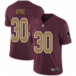 Nike Redskins #30 Troy Apke Burgundy Red Alternate Mens Stitched NFL Vapor Untouchable Limited Jersey