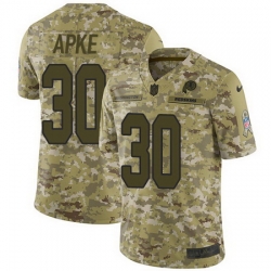 Nike Redskins #30 Troy Apke Camo Mens Stitched NFL Limited 2018 Salute To Service Jersey