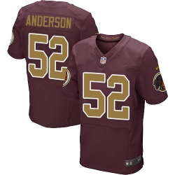 Nike Redskins #52 Ryan Anderson Burgundy Red Alternate Mens Stitched NFL Elite Jersey