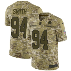 Nike Redskins #94 Preston Smith Camo Men Stitched NFL Limited 2018 Salute To Service Jersey