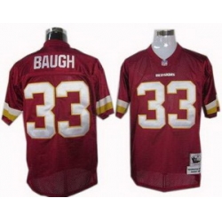 Washington Redskins 33 Sammy Baugh Throwback Jersey red