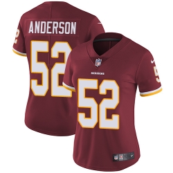 Nike Redskins #52 Ryan Anderson Burgundy Red Team Color Womens Stitched NFL Vapor Untouchable Limited Jersey