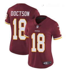 Womens Nike Washington Redskins 18 Josh Doctson Elite Burgundy Red Team Color NFL Jersey