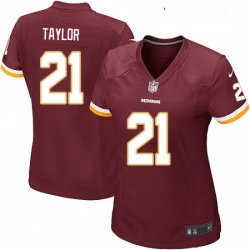 Womens Nike Washington Redskins 21 Sean Taylor Game Burgundy Red Team Color NFL Jersey