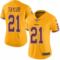 Womens Nike Washington Redskins 21 Sean Taylor Limited Gold Rush Vapor Untouchable NFL Jersey