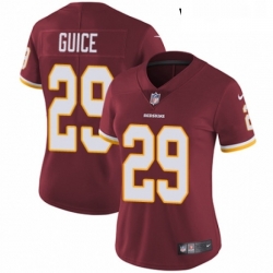 Womens Nike Washington Redskins 29 Derrius Guice Burgundy Red Team Color Vapor Untouchable Limited Player NFL Jersey