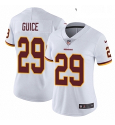 Womens Nike Washington Redskins 29 Derrius Guice White Vapor Untouchable Elite Player NFL Jersey