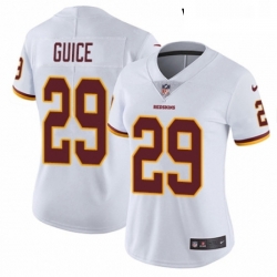 Womens Nike Washington Redskins 29 Derrius Guice White Vapor Untouchable Elite Player NFL Jersey