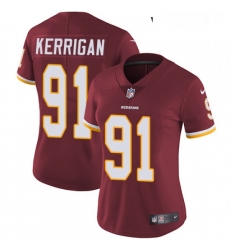 Womens Nike Washington Redskins 91 Ryan Kerrigan Elite Burgundy Red Team Color NFL Jersey