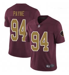 Redskins #94 Da 27Ron Payne Burgundy Red Alternate Youth Stitched Football Vapor Untouchable Limited Jersey