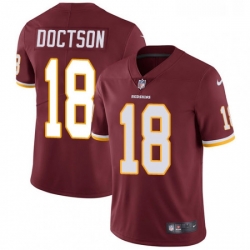 Youth Nike Washington Redskins 18 Josh Doctson Burgundy Red Team Color Vapor Untouchable Limited Player NFL Jersey