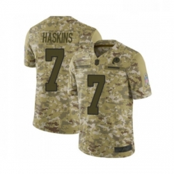 Youth Washington Redskins 7 Dwayne Haskins Limited Camo 2018 Salute to Service Football Jersey