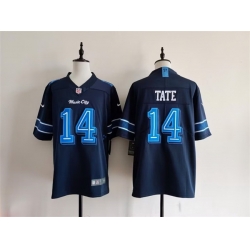 Men Tennessee Titans  14 Carnell Tate Navy 2026  Music City  Rivalries Collection Limited Stitched Football Jersey