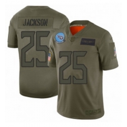 Men Tennessee Titans 25 Adoree Jackson Limited Camo 2019 Salute to Service Football Jersey