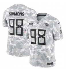 Men Tennessee Titans 98 Jeffery Simmons 2024 Arctic Camo Salute To Service Limited Stitched Football Jersey