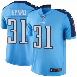 Mens Nike Tennessee Titans 31 Kevin Byard Limited Light Blue Rush Vapor Untouchable NFL Jersey