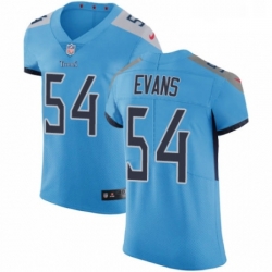 Mens Nike Tennessee Titans 54 Rashaan Evans Light Blue Alternate Vapor Untouchable Elite Player NFL Jersey