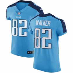 Mens Nike Tennessee Titans 82 Delanie Walker Light Blue Team Color Vapor Untouchable Elite Player NFL Jersey