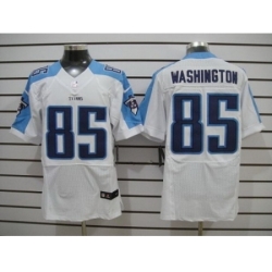 Nike Tennessee Titans 85 Nate Washington White Elite NFL Jersey