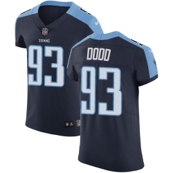 Nike Titans #93 Kevin Dodd Navy Blue Alternate Mens Stitched NFL Vapor Untouchable Elite Jersey