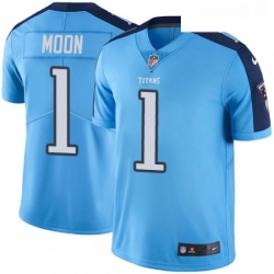 Youth Nike Tennessee Titans 1 Warren Moon Light Blue Team Color Vapor Untouchable Limited Player NFL Jersey