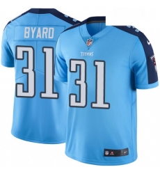 Youth Nike Tennessee Titans 31 Kevin Byard Limited Light Blue Rush Vapor Untouchable NFL Jersey