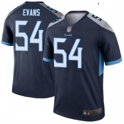 Youth Tennessee Titans 54 Rashaan Evans Legend Navy Limited Jersey