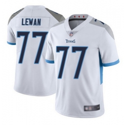 Youth Tennessee Titans 77 Taylor Lewan White Vapor Untouchable Limited Stitched Jersey 