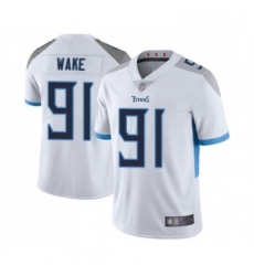 Youth Tennessee Titans 91 Cameron Wake White Vapor Untouchable Limited Player Football Jersey