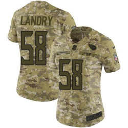 Nike Titans #58 Harold Landry Camo Women Stitched NFL Limited 2018 Salute to Service Jersey