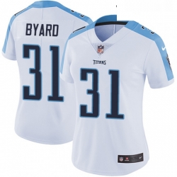 Womens Nike Tennessee Titans 31 Kevin Byard Elite White NFL Jersey