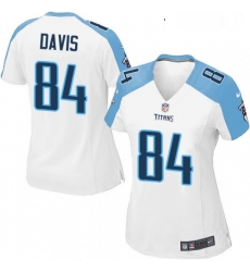 Womens Nike Tennessee Titans 84 Corey Davis Game White NFL Jersey