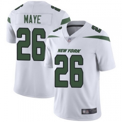 Jets #26 Marcus Maye White Men Stitched Football Vapor Untouchable Limited Jersey