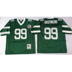 Jets 99 Mark Gastineau Green Throwback Jersey