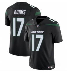 Men New York Jets 17 Davante Adams Black 2024 Vapor Untouchable Limited Stitched Jersey