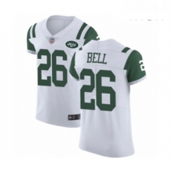 Mens New York Jets 26 Le Veon Bell White Vapor Untouchable Elite Player Football Jersey