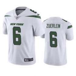 Men's New York Jets #6 Greg Zuerlein White Vapor Untouchable Limited Stitched Jersey