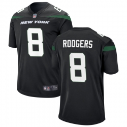 New York Jets #8 Aaron Rodgers Black Vapor Untouchable Limited Stitched Jersey