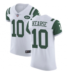 Nike Jets #10 Jermaine Kearse White Mens Stitched NFL Vapor Untouchable Elite Jersey