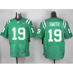 Nike Jets #19 Devin Smith Green Mens Stitched NFL Elite Rush Jersey