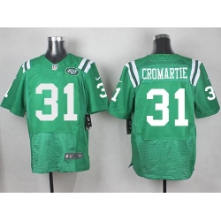 Nike Jets #31 Antonio Cromartie Green Mens Stitched NFL Elite Rush Jersey