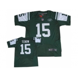 Nike New York Jets 15 Tim Tebow Green Elite NFL Jersey