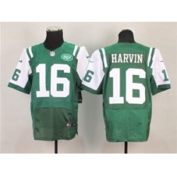 Nike New York Jets 16 Percy Harvin Green Elite NFL Jersey