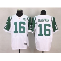 Nike New York Jets 16 Percy Harvin white Elite NFL Jersey