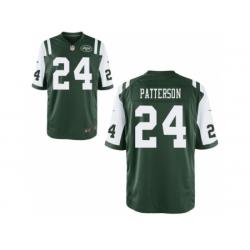 Nike New York Jets 24 Dimitri Patterson Green Elite NFL Jersey