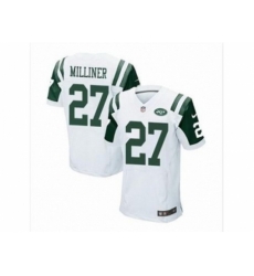Nike New York Jets 27 Dee Milliner white Elite NFL Jersey
