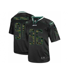 Nike New York Jets 96 Muhammad Wilkerson Black Elite Camo Fashion NFL Jersey